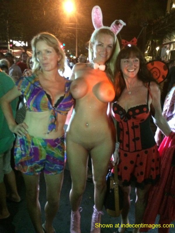 Naked in the streets at Halloween