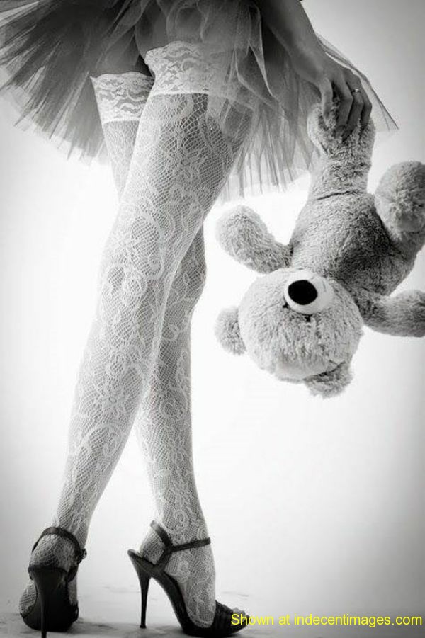 Teddy bear and stockings