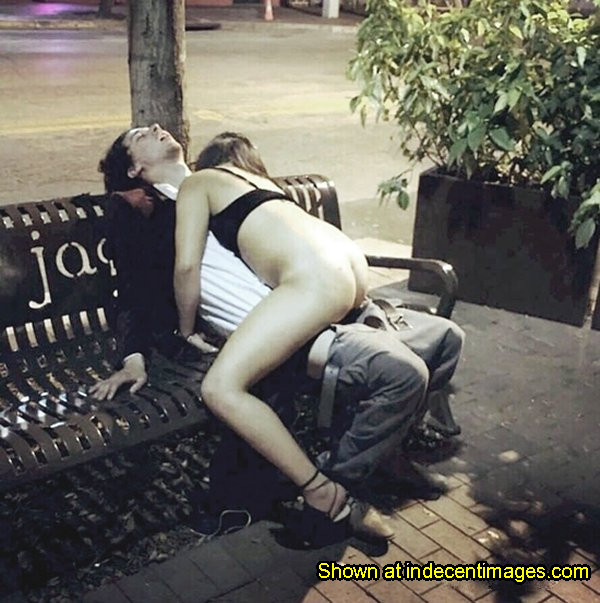 Couple passed-out during public sex